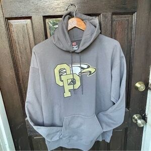 Pullover Hoodie Size L Grey